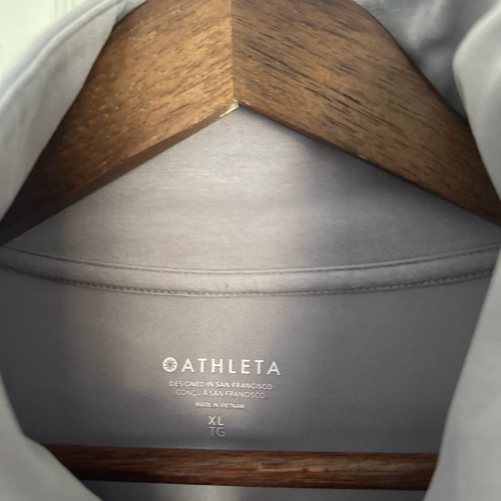 Athleta Softside Light Gray Pullover - image 5